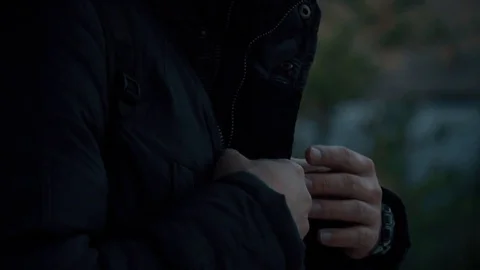 White Guy button jacket Stock Footage 98451599