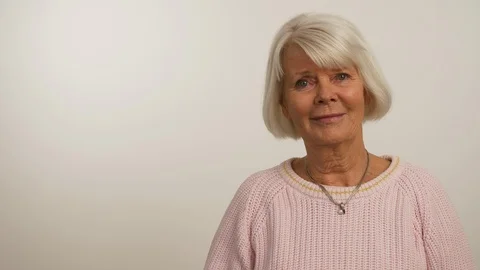 White haired beauty Stock Footage 107747510