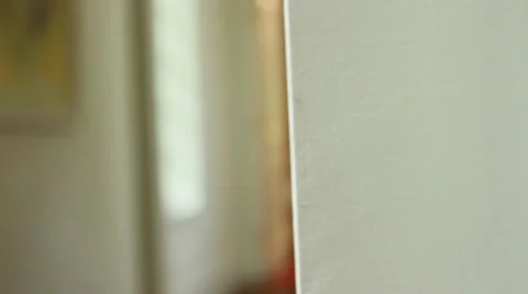 White Hallway Video stock 40805286