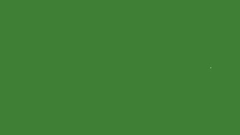 White Hand-Drawn Liquid Stroke Shape Elements on Green Screen Stockbeeldmateriaal 330467514
