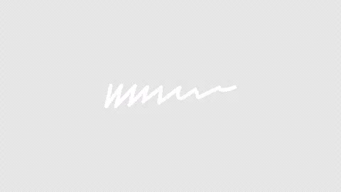 White hand drawn zigzag line animation Stock Footage 330432760