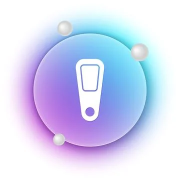 White Hand mirror icon isolated on white background. Blue and purple gradie.. Stock Illustration