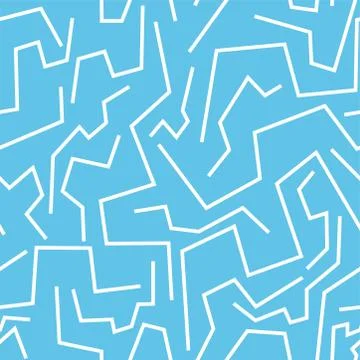 White Hand painted simple line pattern variation Stock Illustration