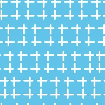 White Hand painted simple rectangular pattern variation Stock Illustration
