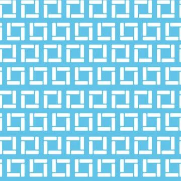 White Hand painted simple rectangular pattern variation Illustrazione stock