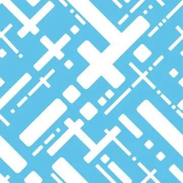 White Hand painted simple rectangular pattern variation 스톡 일러스트