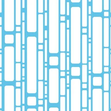 White Hand painted simple rectangular pattern variation Stock Illustration