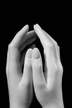 White hands Stock Photos