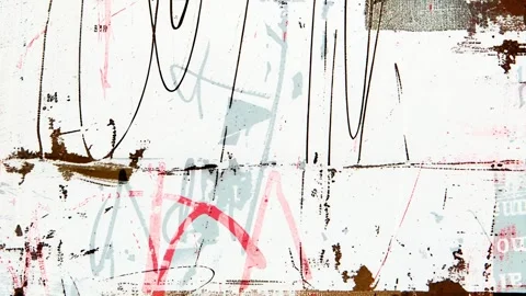 White Handwritten Scribble Grunge Texture Seamless Loop Video stock 328372636