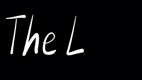 White handwritten-style text "The End" on black background Stock Footage 317300969