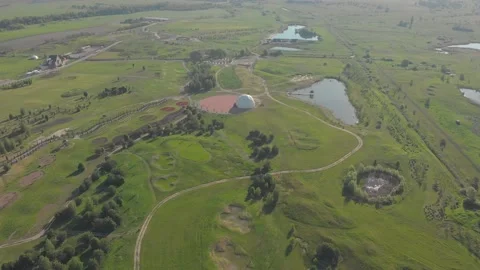 White Hangar Nature Stock Footage 155439709