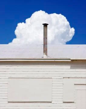 White Hangar Stock Photos