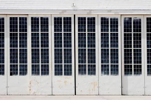 White Hangar Stock Photos