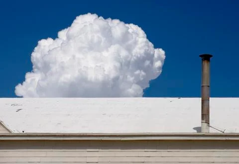 White Hangar Stock Photos