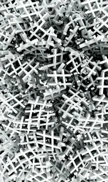 White hashtag random pattern background. Stock Illustration