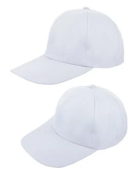 White hat isolated on white background Fotos Stock