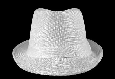 A white  hat Foto stock