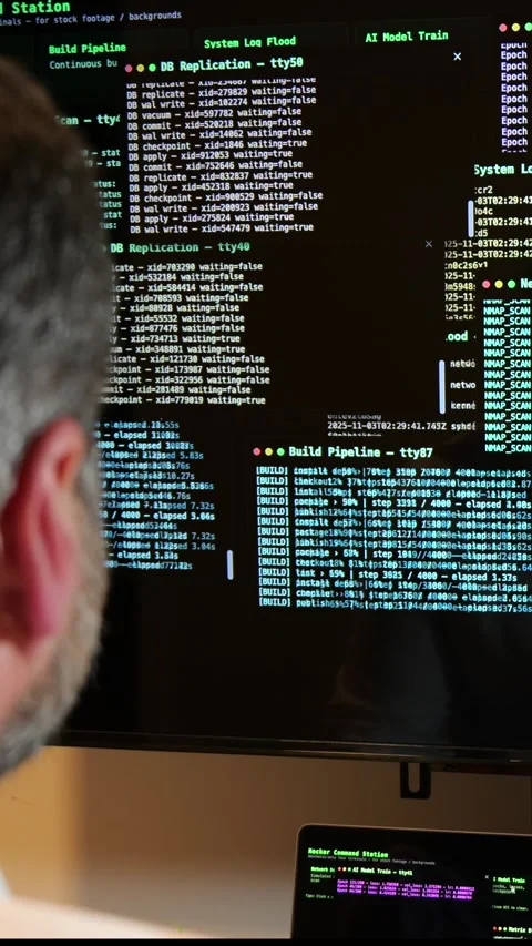 White Hat Security Analyst Penetration Test Stock Footage 320414951