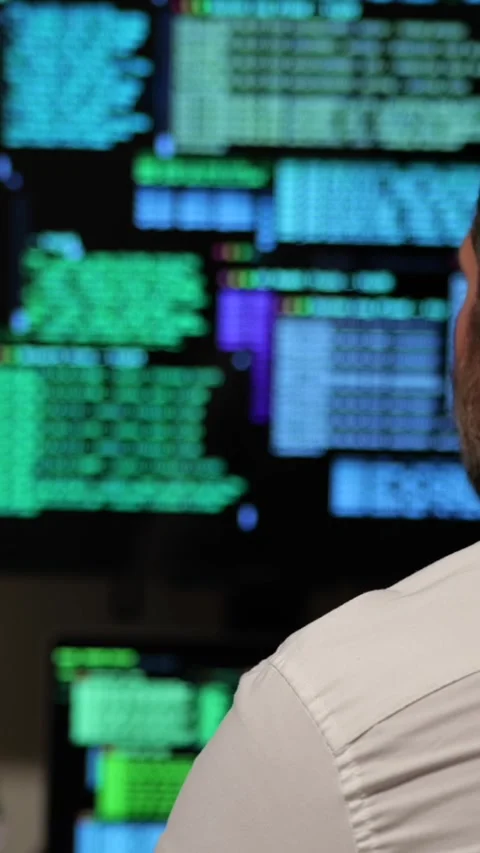 White Hat Security Analyst Penetration Test Stock Footage 320414991