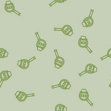 White hat seo line vector seamless pattern 스톡 일러스트