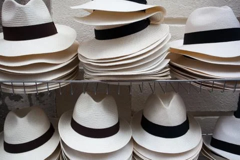 White hats 库存照片