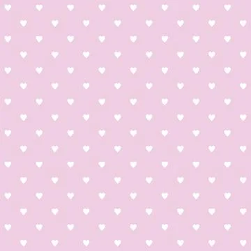 White heart pattern Illustrazione stock