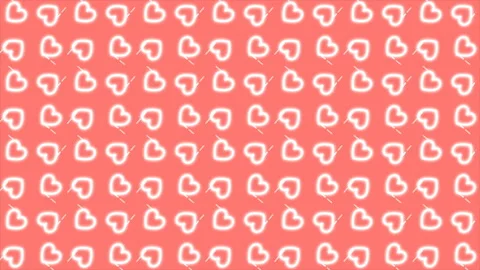 White hearts background Stock Footage 99986696