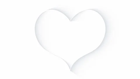WHITE HEARTS Stock Footage 265875288