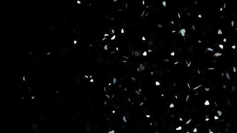 White Hearts Wind Stock Footage 251052238