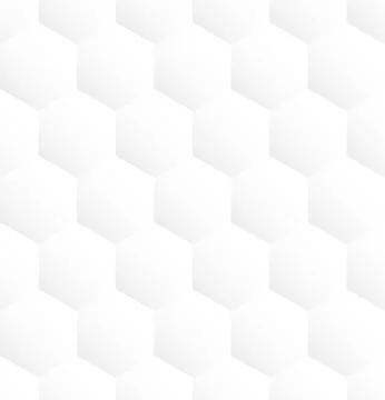White hexagon abstract seamless pattern background Stock Illustration
