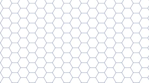 White hexagon animated background. Stock Footage 294689415