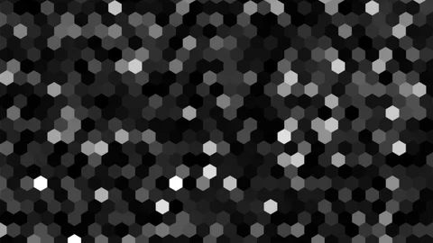 White Hexagon Background Видео 123754909