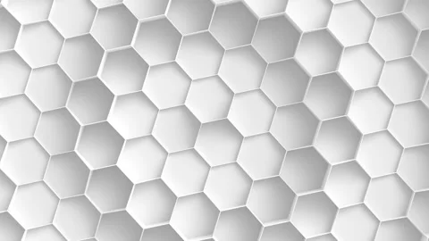 White hexagon background Stock Footage 235908808