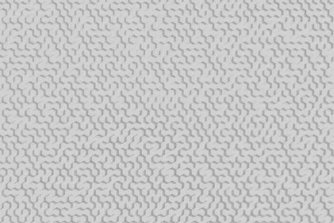 White hexagonal maze pattern. Simple, minimalistic abstract 3D rendering. 스톡 일러스트