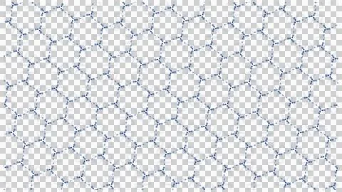 White Hexagonal Network Geometric Background Stockillustratie