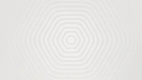 White Hexagonal Wave Pattern Background Loop Animation. Video stock 286775200