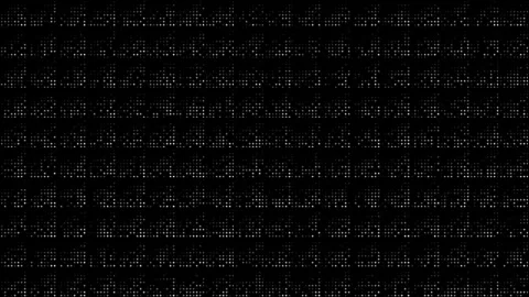White hi-tech circular dots half tone futuristic geometrical background Stock Footage 307517308