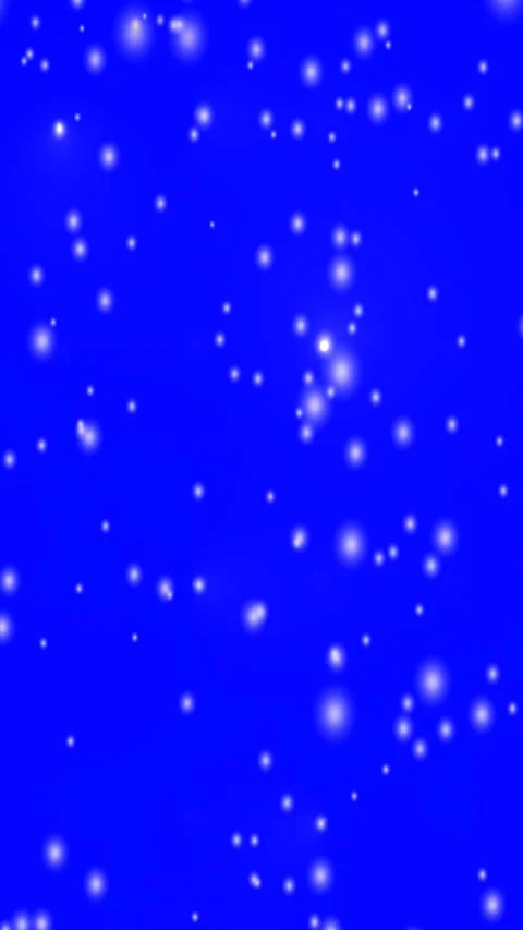 White highlights like snowflakes falling on a blue background. Stock Footage 289606438