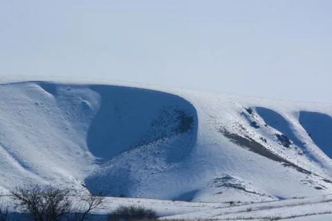 White hills. Stock Photos