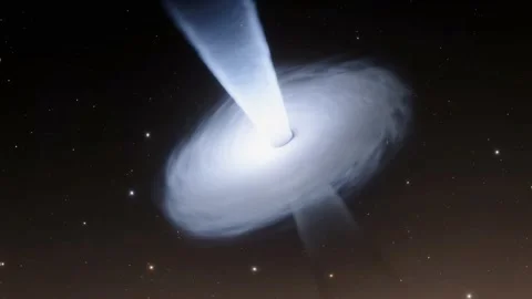 White Hole Animation, Space Simulation 4K Stock Footage 236841178