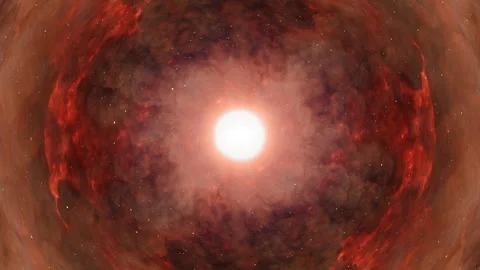 White Hole spit out matter and energy (Looping) Stock Footage 306329565