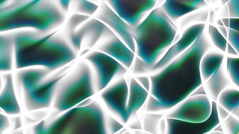 White Holographic Wave Mesh Texture Stock Footage 338239622