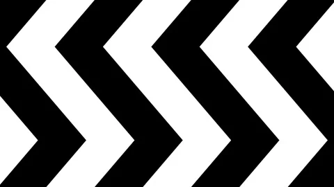 White horizontal chevron arrow pattern transition animation. Stock Footage 335168782