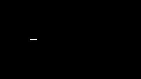 White horizontal line. Motion graphic design. 4k. Stock Footage 300343746