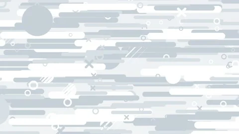 White Horizontal Lines and Shapes Stock Footage 152740517