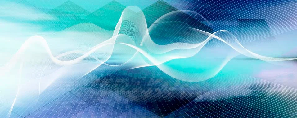 White horizontal motion lines background Illustrazione stock