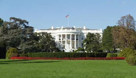 White House back yard Stock Photos