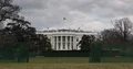 White House Building in Washington D.C. City with Flag of United States Waving 4k or 4k+ Resolution
