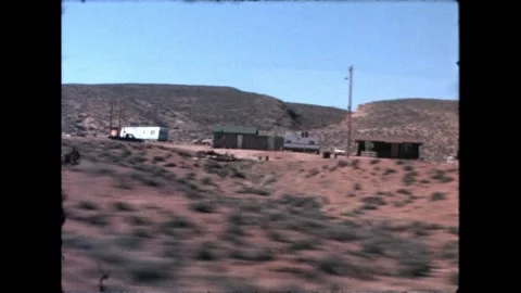 White House in Desert Stock Footage 276291491