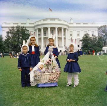 White House Easter Egg Roll 스톡 사진